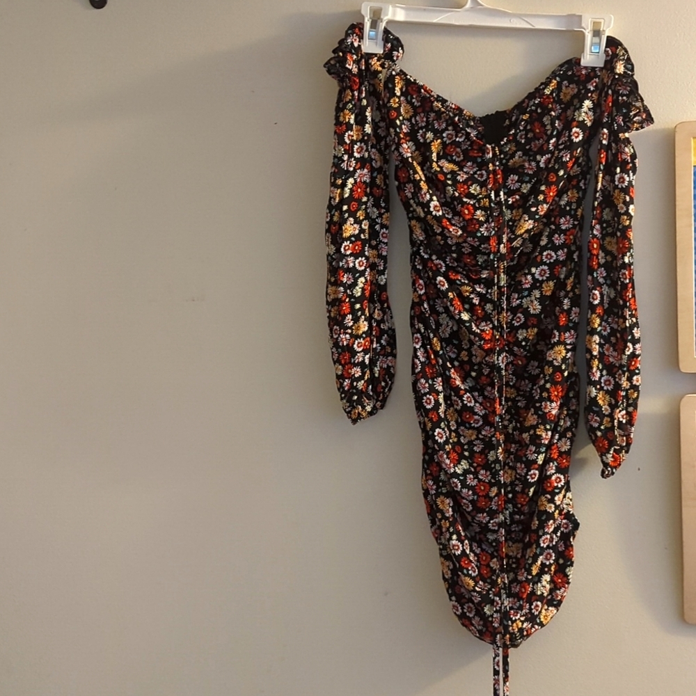 Shein- small floral bodycon dress